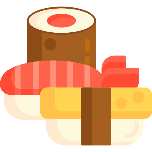 sushi Flaticons.com Lineal Color icon