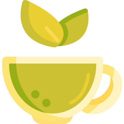 Green tea Flaticons.com Lineal Color icon