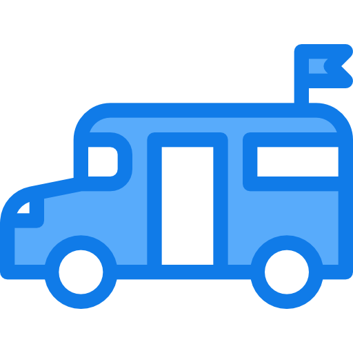 autobús escolar Justicon Blue icono