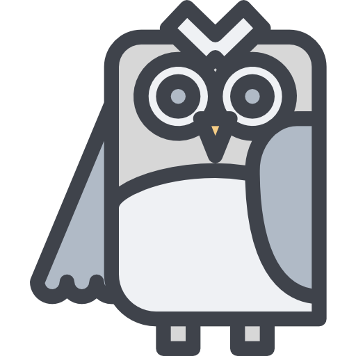 Owl Justicon Lineal Color icon
