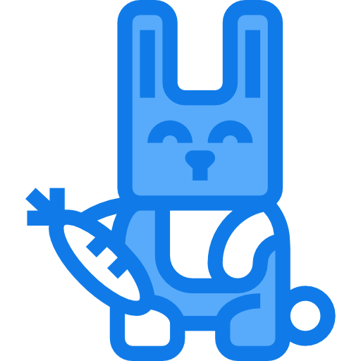 conejo Justicon Blue icono