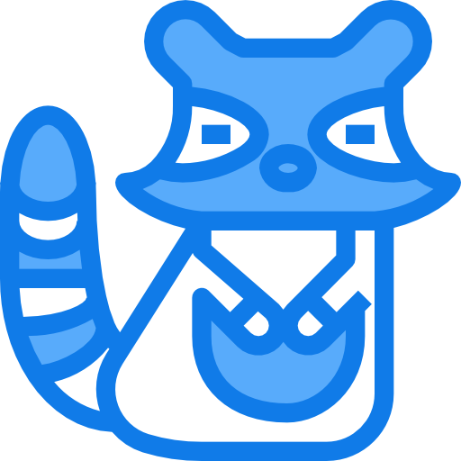 waschbär Justicon Blue icon