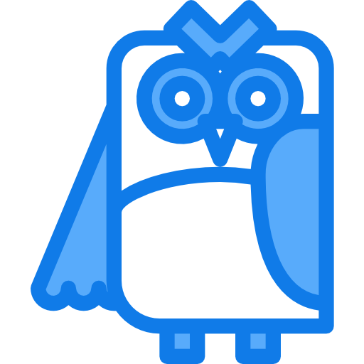 Owl Justicon Blue icon