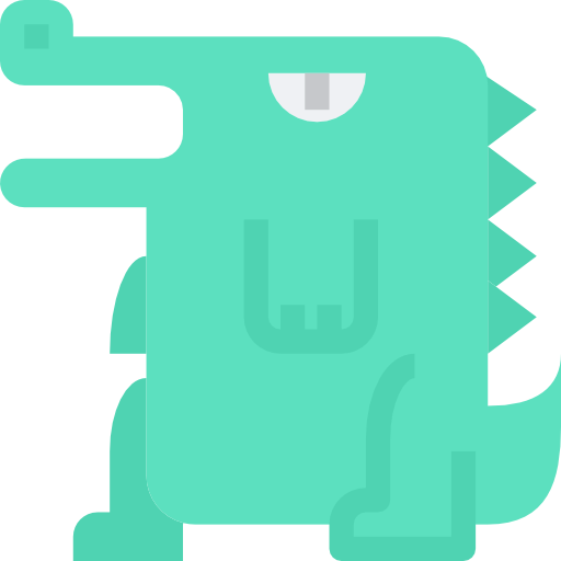 krokodyl Justicon Flat ikona