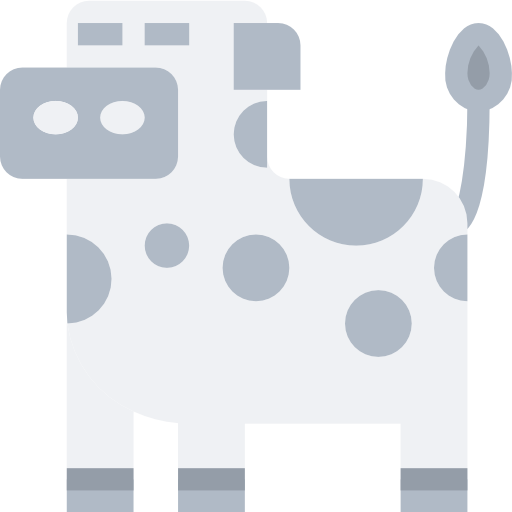 vaca Justicon Flat icono