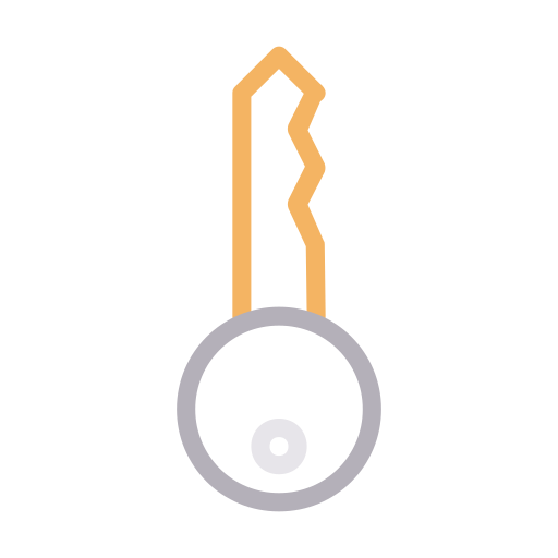 sleutel Generic outline icoon