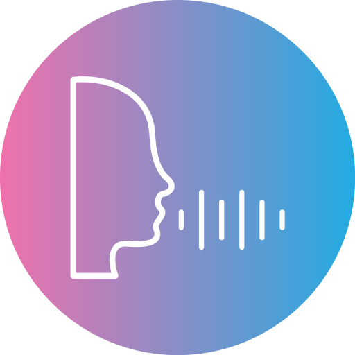 Voice recording Generic gradient fill icon