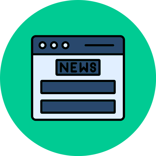 News feed Generic color lineal-color icon