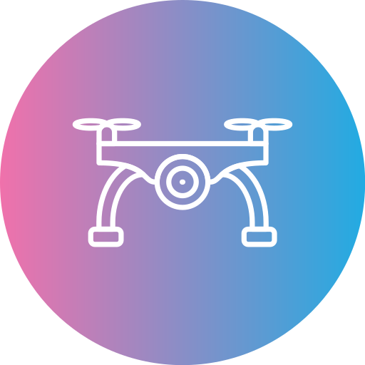 Drone camera Generic gradient fill icon