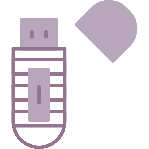 Usb stick Generic color lineal-color icon