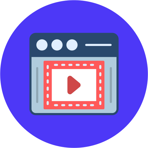 online-video Generic color fill icon