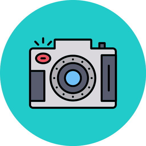 cámara réflex digital Generic color lineal-color icono
