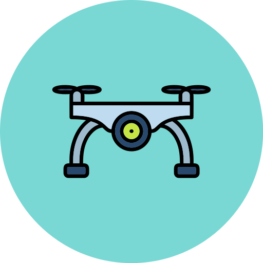 Камера дрона Generic color lineal-color иконка