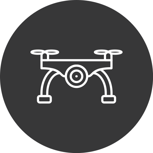 caméra drone Generic black fill Icône