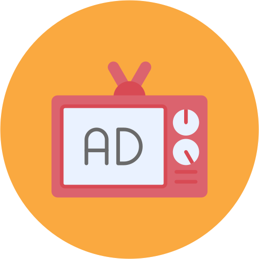 Advertising Generic color fill icon