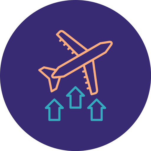 flugzeug Generic color fill icon