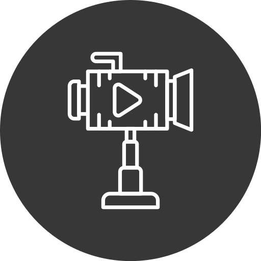 videokamera Generic black fill icon