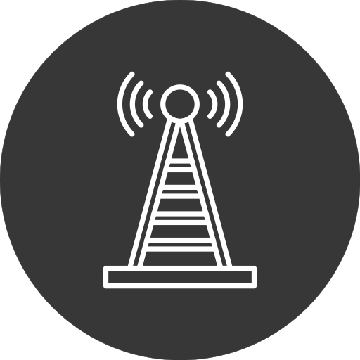 torre radiofonica Generic black fill icona
