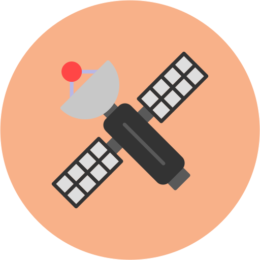 satellitenschüssel Generic color fill icon
