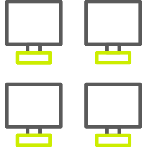 monitores Generic color outline icono