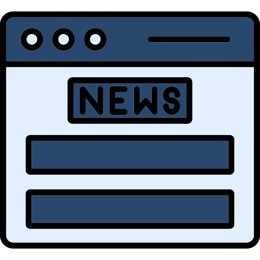 News feed Generic color lineal-color icon