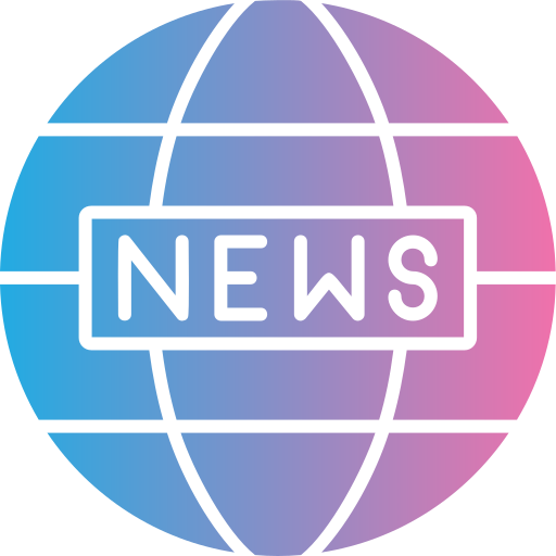 World news Generic gradient fill icon