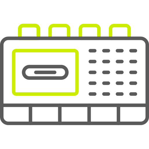 registratore Generic color outline icona
