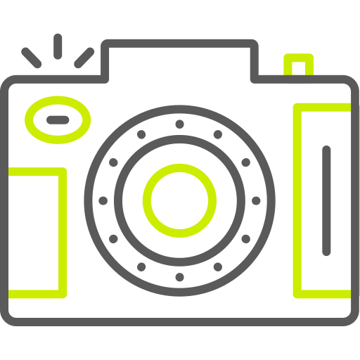 cámara réflex digital Generic color outline icono