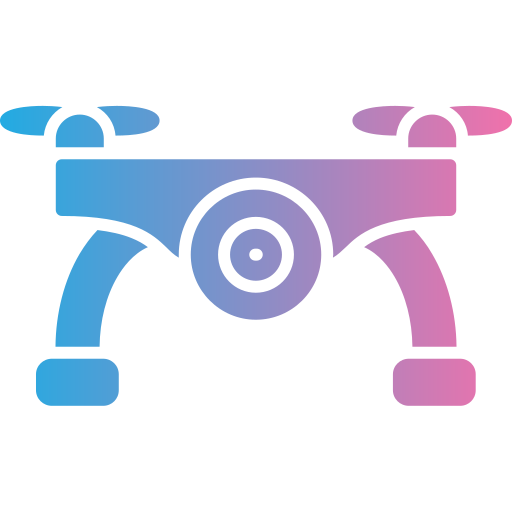 telecamera per droni Generic gradient fill icona