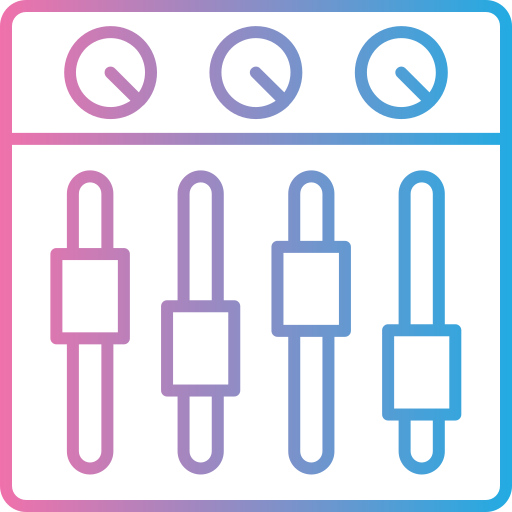 サウンドミキサー Generic gradient outline icon