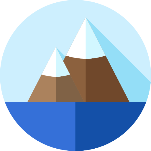 berg Flat Circular Flat icon