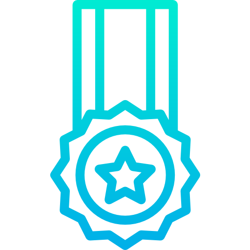 メダル Kiranshastry Gradient icon