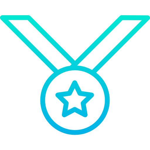 medalla Kiranshastry Gradient icono