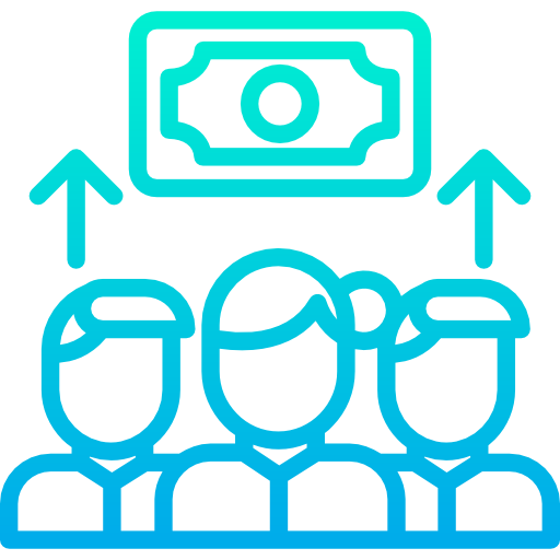 un salaire Kiranshastry Gradient Icône