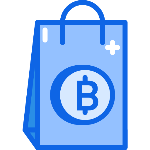 Shopping bag Darius Dan Blue icon