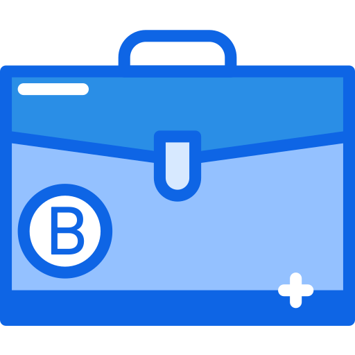 Briefcase Darius Dan Blue icon