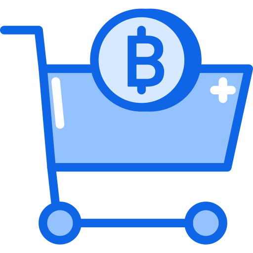 Shopping cart Darius Dan Blue icon
