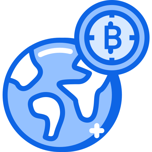 bitcoin Darius Dan Blue icoon