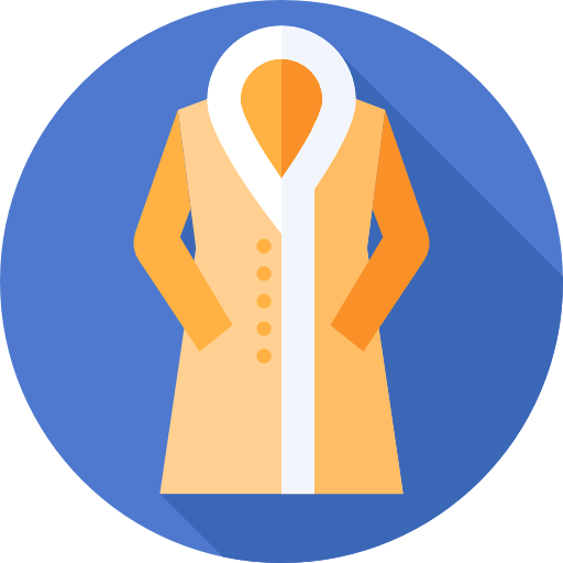Jacket Flat Circular Flat icon