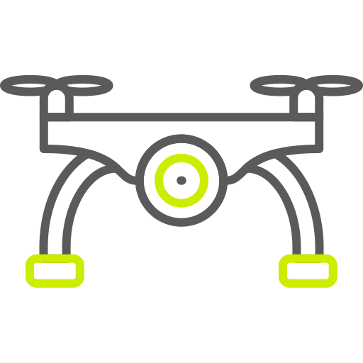 câmera drone Generic color outline Ícone