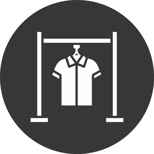 Clothing rack Generic black fill icon