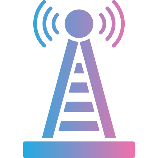 torre radiofonica Generic gradient fill icona