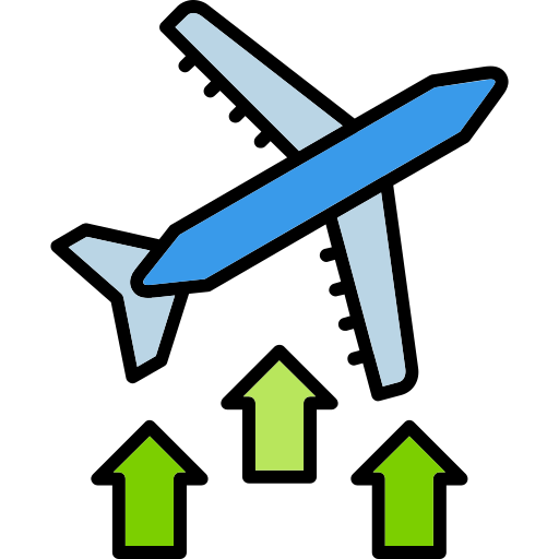 avion aereo Generic color lineal-color icono
