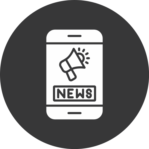 News feed Generic black fill icon