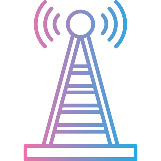 torre radiofonica Generic gradient outline icona
