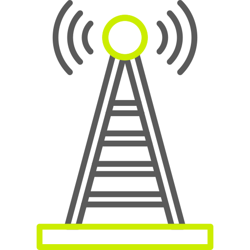 torre de rádio Generic color outline Ícone