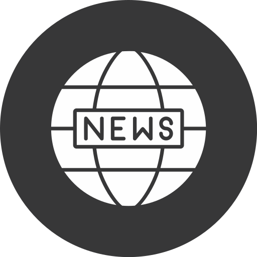 World news Generic black fill icon