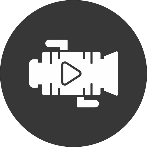 Video camera Generic black fill icon