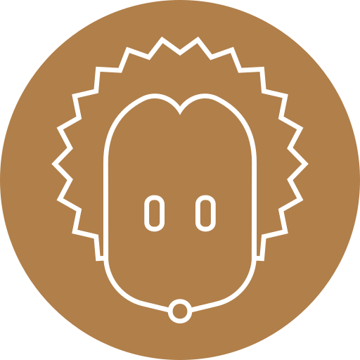 Hedgehog Generic color fill icon