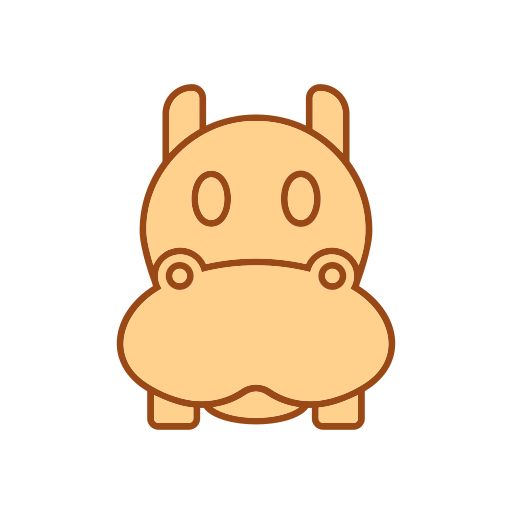 Hippo Generic color lineal-color icon